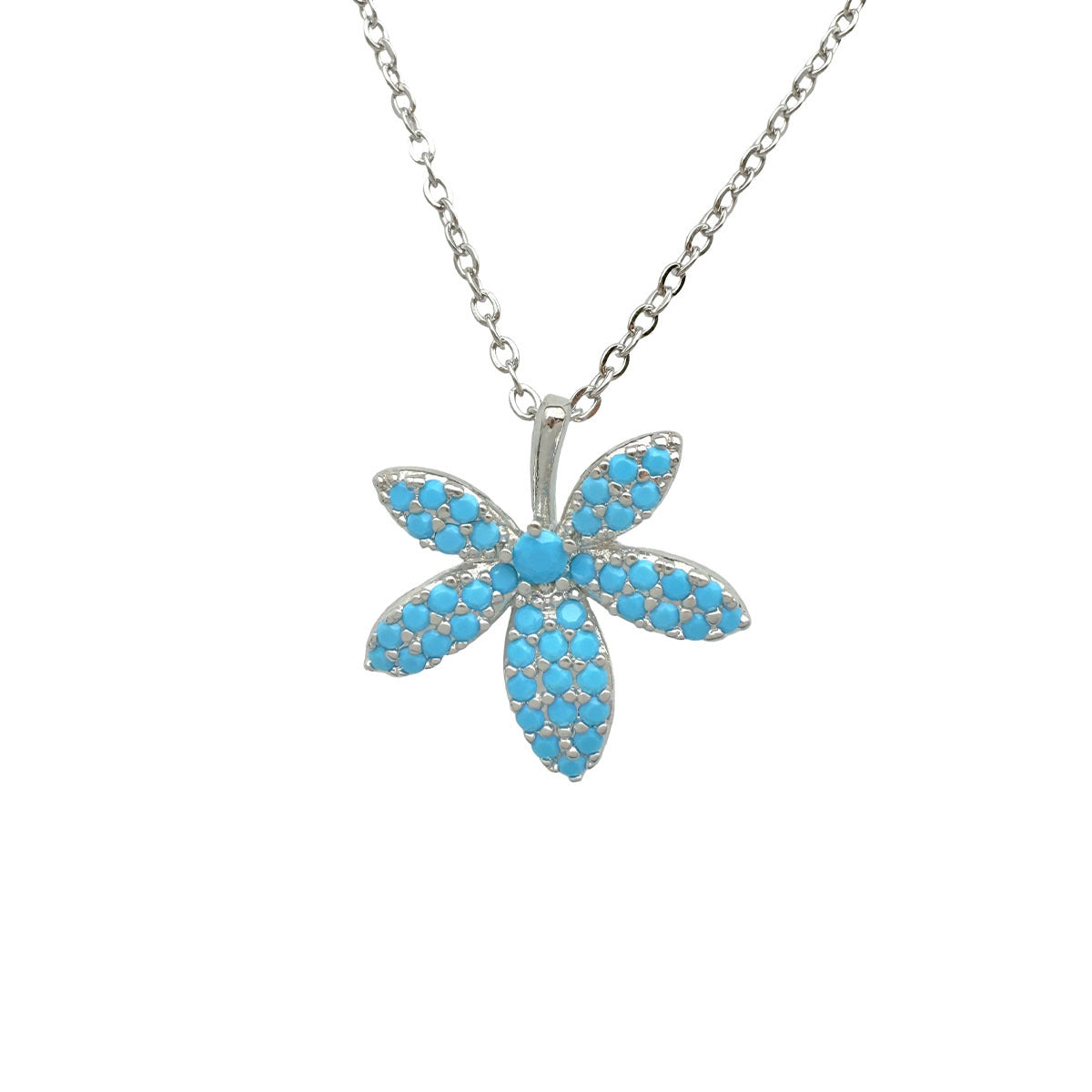 Wholesale Maple Leaf Choker Necklace Titanium Steel Copper Gold Plated Zircon Jewelry Accessory