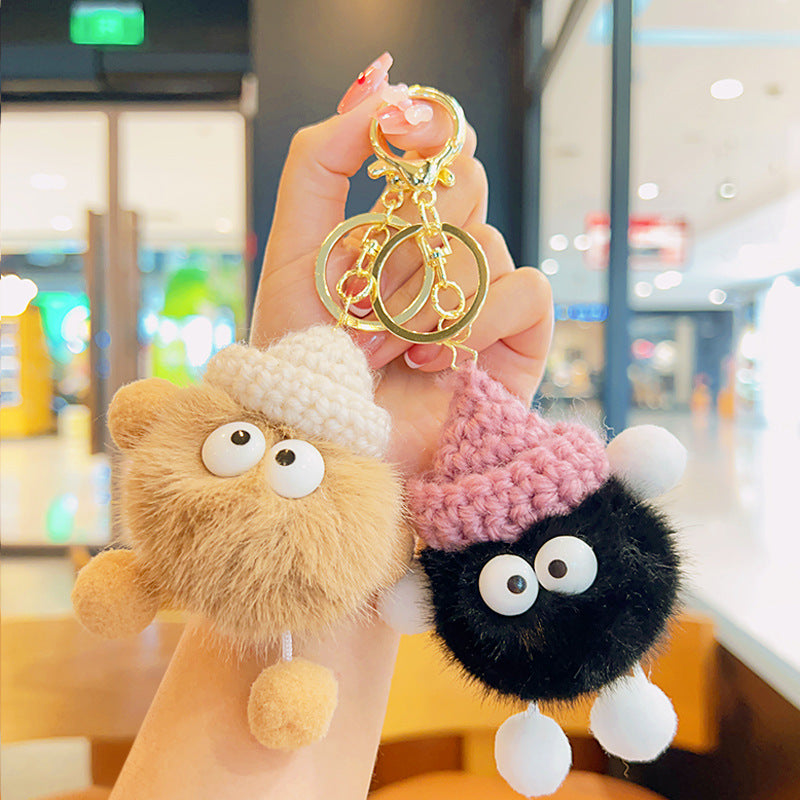 Wholesale Cartoon Fur Ball Plush Cute Keychain ACC-KC-JuCai009