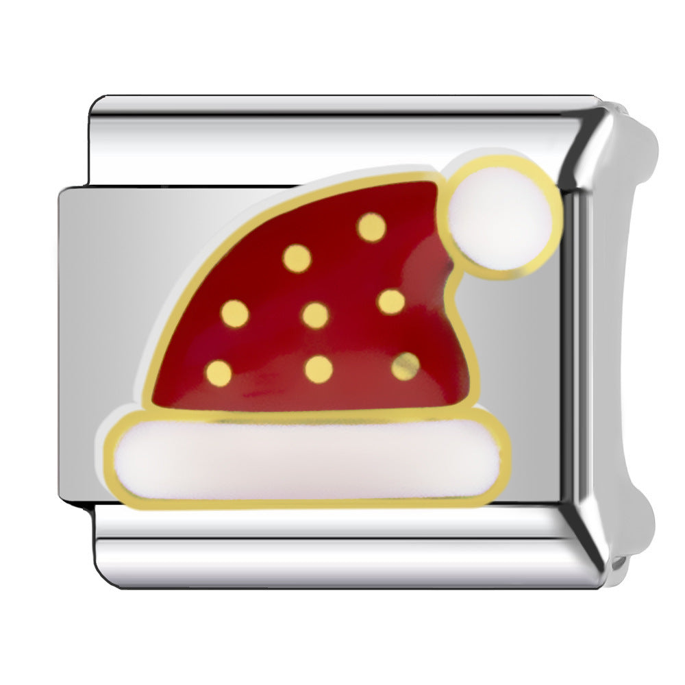 Wholesale Italian Charm Bracelet 9mm DIY  Christmas   Creative Stainless Steel Composable Bracelet