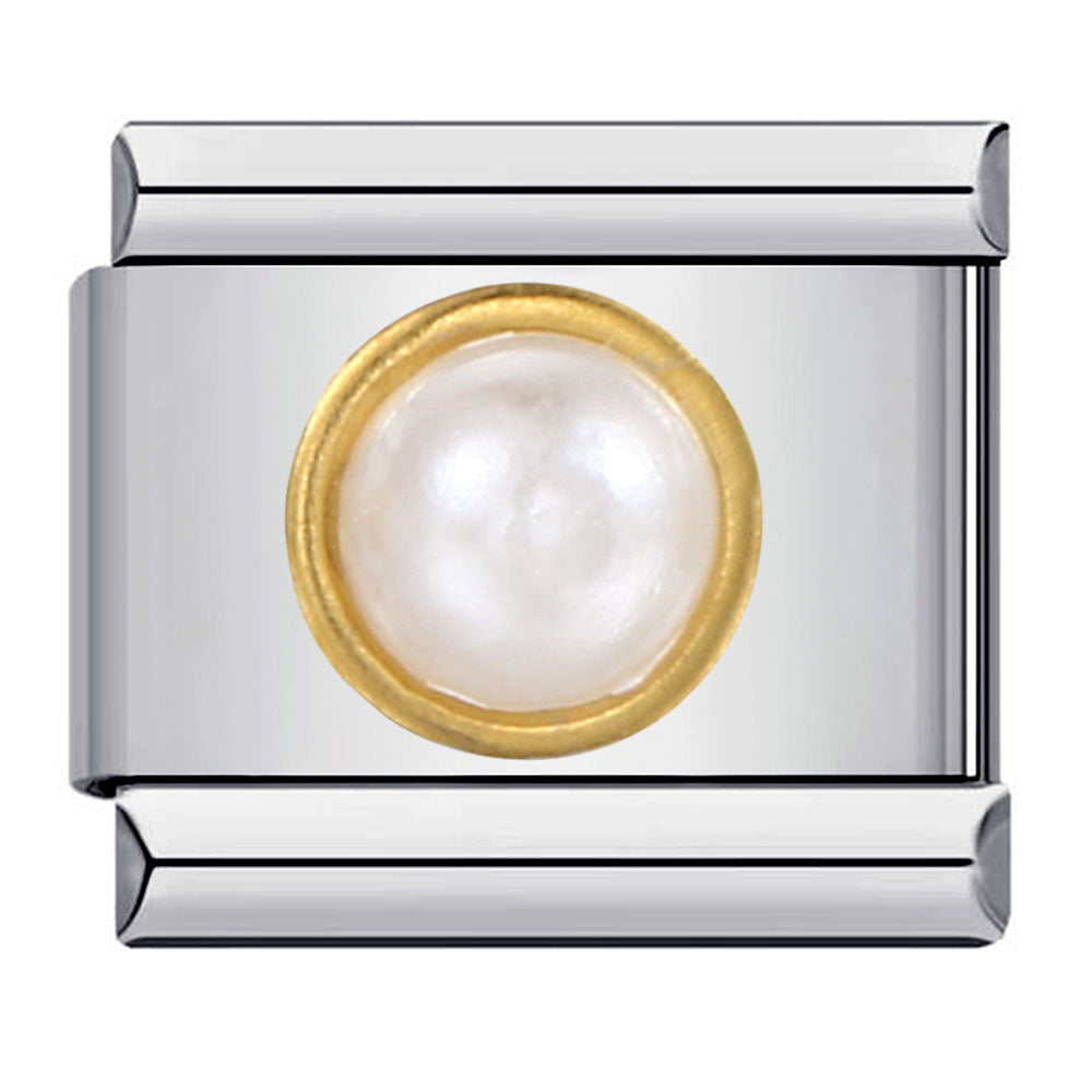 Wholesale Italian Charm Bracelet 9mm DIY Splicing Removable Simple Gold Pattern Stainless Steel Composable Bracelet