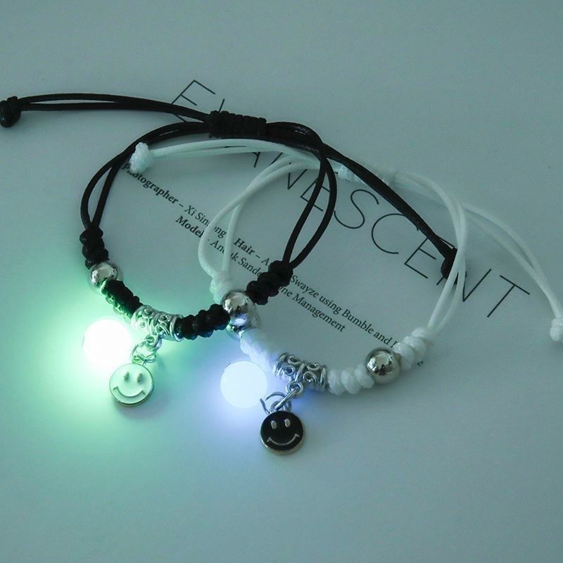 Wholesale Alloy Electroplated Resin Luminous Star Bracelet Glow In The Dark Trendy Everyday Fashion Accessory For Women And Teens