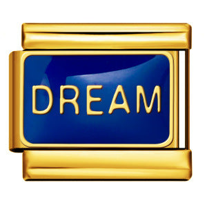 Wholesale   Italian Charm Bracelet 9mm DIY gold-plated oil-spliced Creative Stainless Steel Composable Bracelet