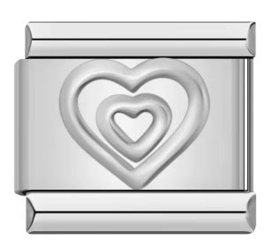 Wholesale  Italian Charm Bracelet 9mm DIY  colorful dripping double-layer Creative Stainless Steel Composable Bracelet