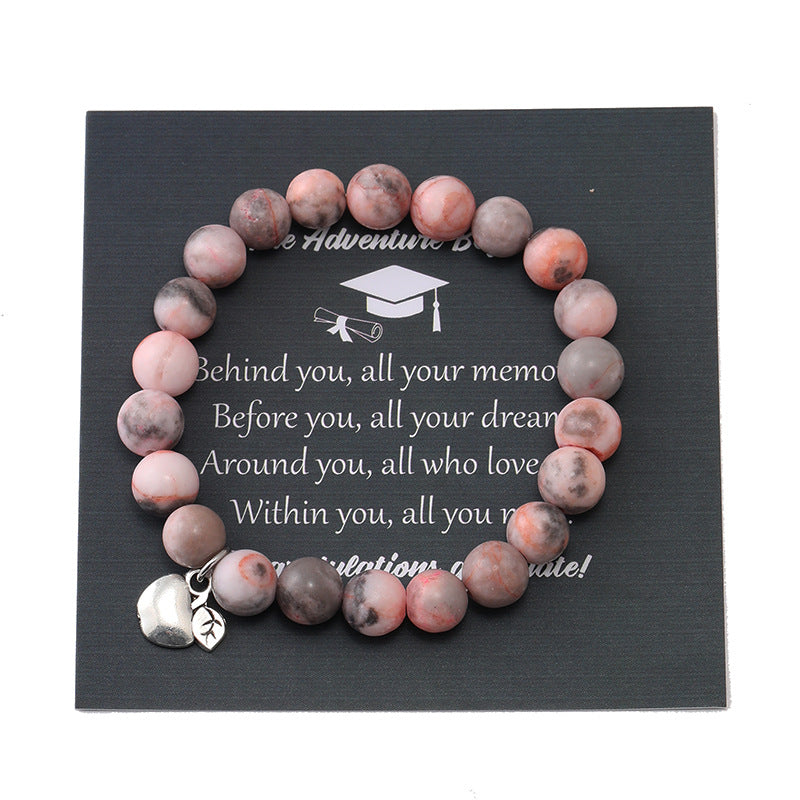 Wholesale  colorful emperor stone compass beaded bracelet