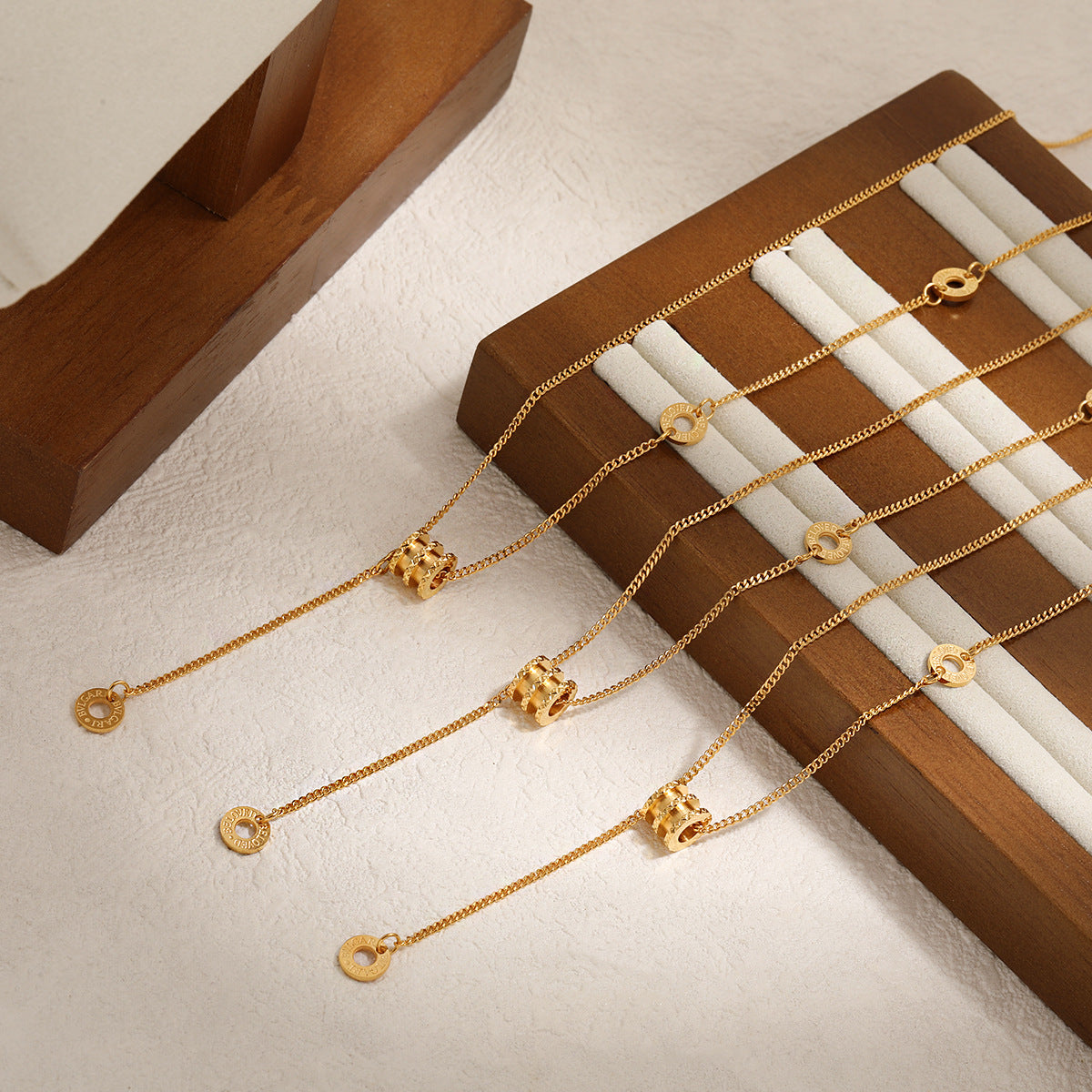 Wholesale  Titanium Steel Light Luxury Tassel  Waist Necklace