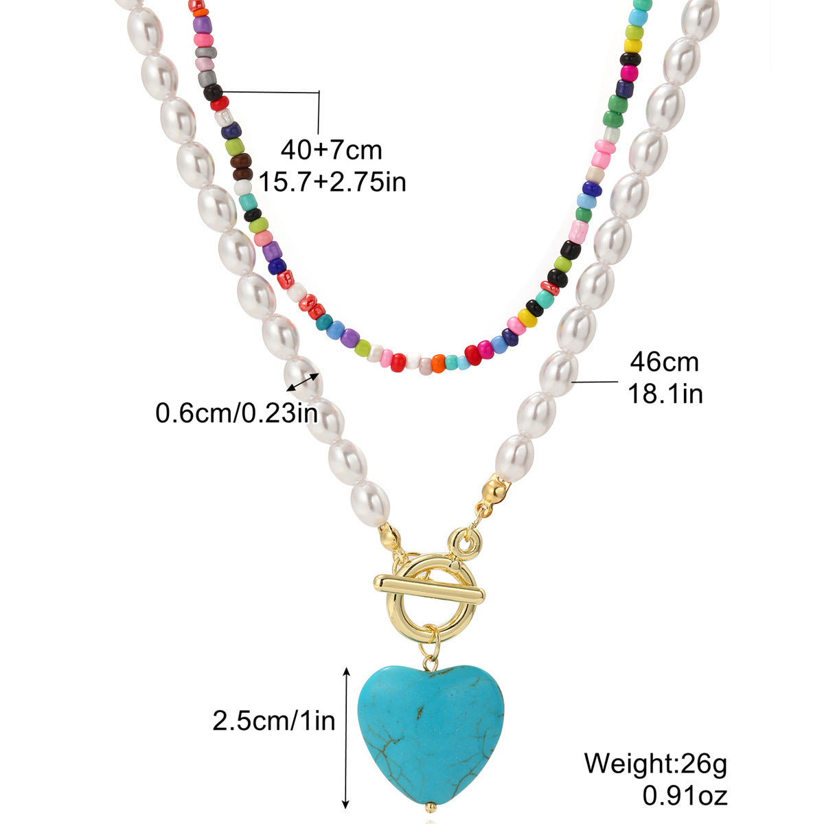 Wholesale  Five-Pointed Star Stacked Zircon Metal Multi-Layer Necklace