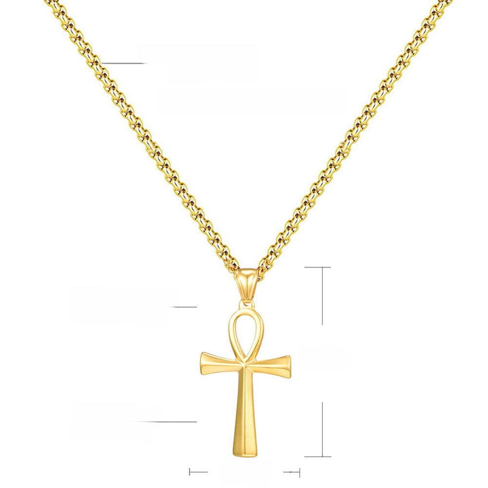 Wholesale Stainless Steel Plated Cross Pendant Necklace