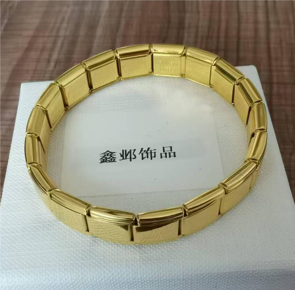 Wholesale  Italian Charm Bracelet 9mm DIY Splicing Removable  Stainless Steel Composable Bracelet