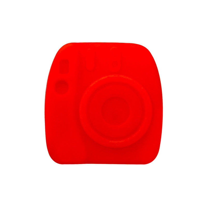 Wholesale 10pcs Solid Color Simulation Camera Beads Irregular Silicone Loose Beads DIY Accessories Focal Beads ACC-BDS-WDX224