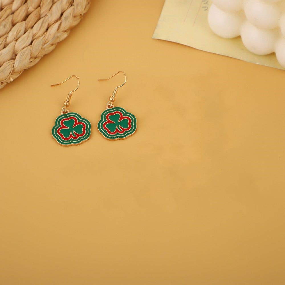 Wholesale St. Patrick's Day Irish Alloy Earrings