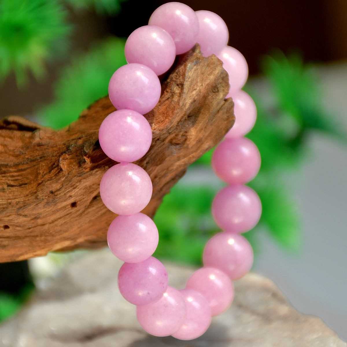 Wholesale Sweet Chinese Style Kunzite Crystal Beaded Bracelet,  Jewelry Accessory