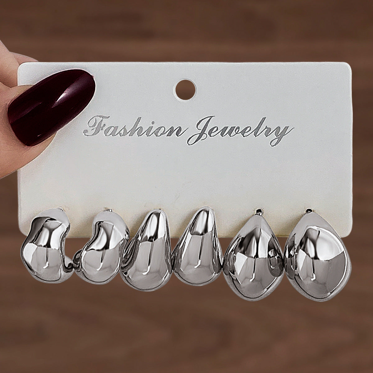 Wholesale Retro  Exaggerated C- shaped Earrings suit
