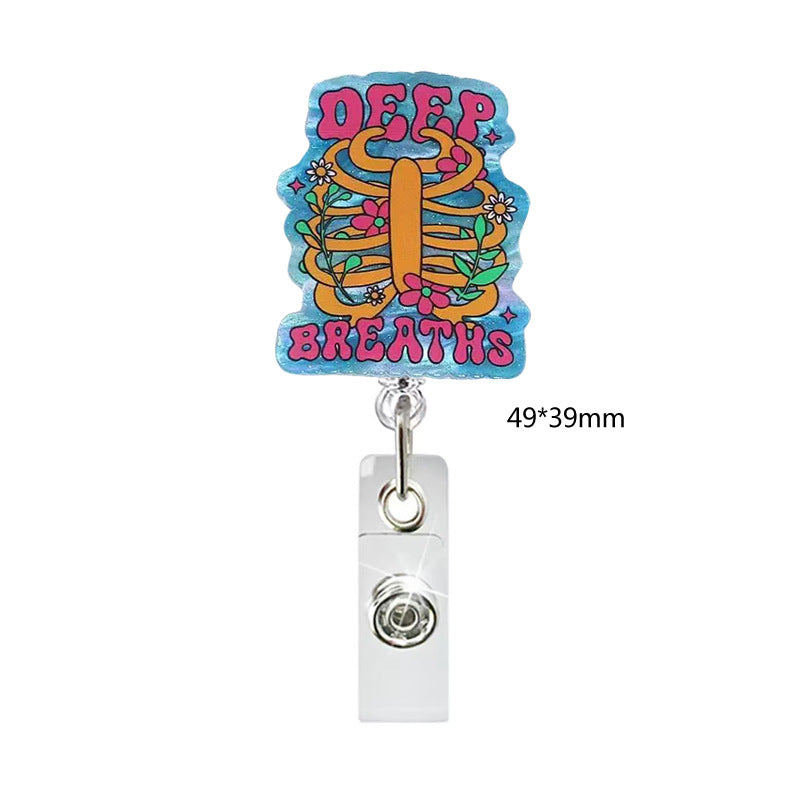 Wholesale cartoon pull-tab doctor and nurse name badges  Keychains