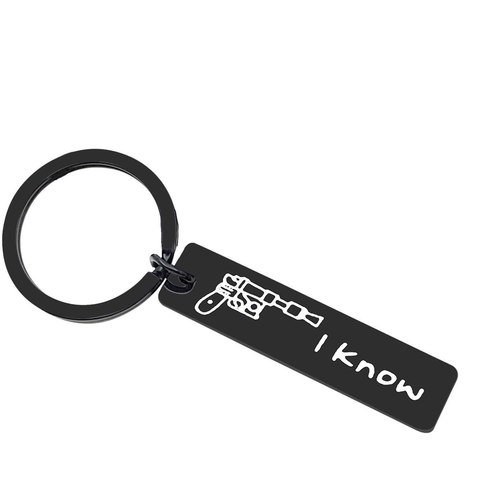 Wholesale 304 Stainless Steel Laser Engraved Couple Keychain Stylish Gift For Boutique Resale
