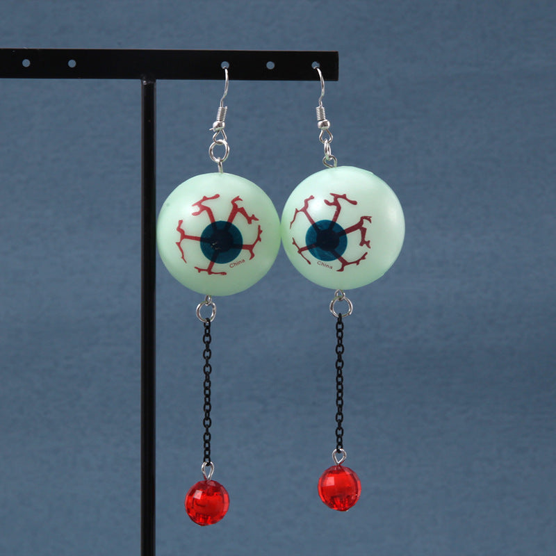 Wholesale Halloween Spider Pumpkin Ghost Skull Resin Earrings ACC-ES-BinLi005