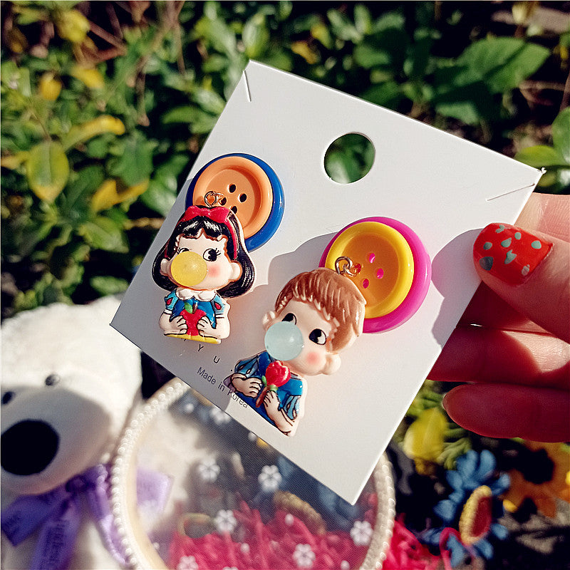 Wholesale Indian Doll Funny Earrings ACC-ES-XingJun001