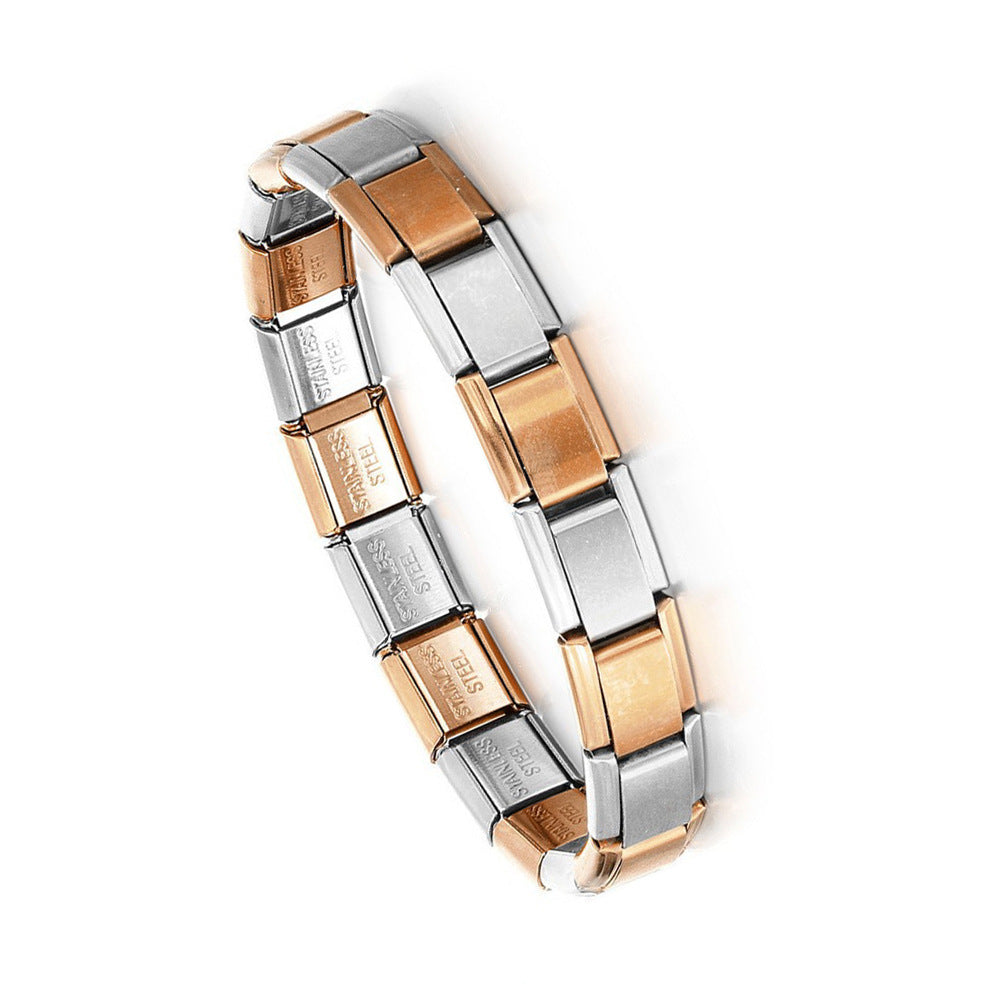 Wholesale Cartoon Stainless Steel DIY Handbag Module Bracelet Charm - Fashion Accessory and Gift for Everyday Wear