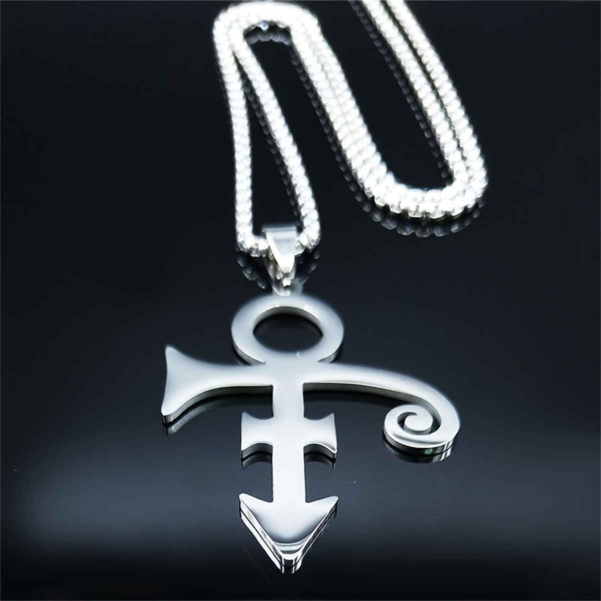 Wholesale Stainless Steel  Body Symbol Retro Necklace