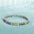 Wholesale  Titanium Steel Colorful Zircon Bracelet