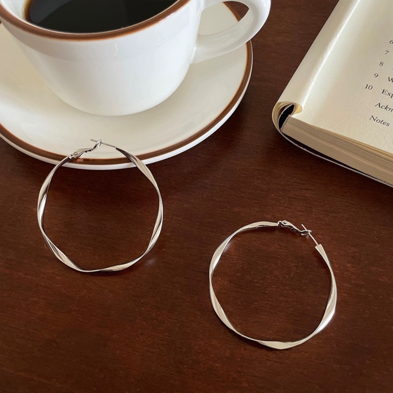 Wholesale Plain Hoop Exaggerated Earrings