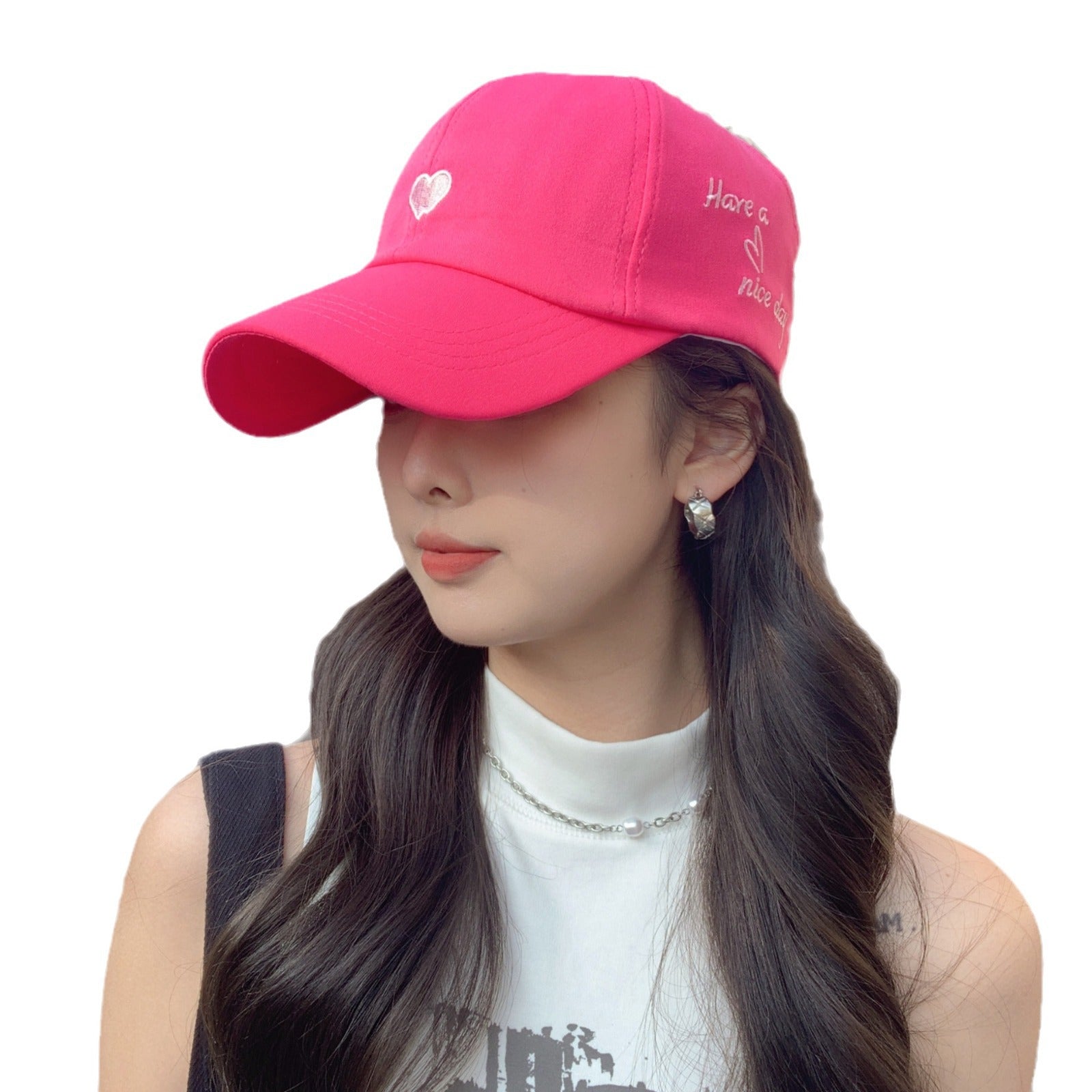 Wholesale All-match heart baseball cap