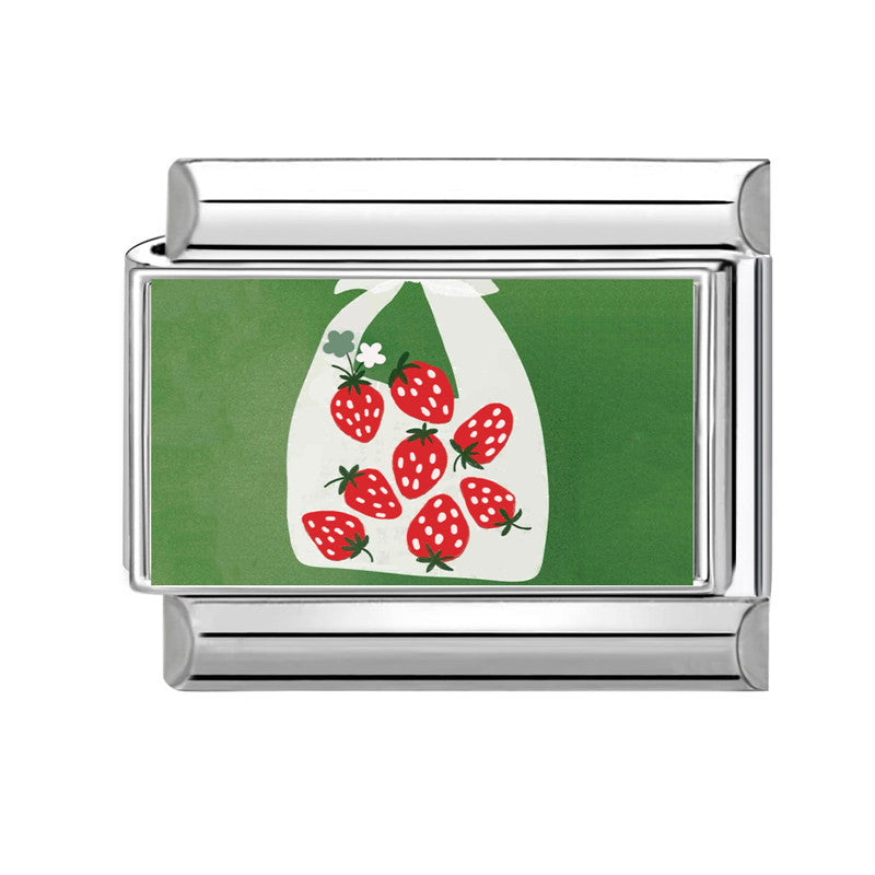 Wholesale 9mm Italian Charm Starter Bracelets DIY Colorful Single Section Creative Stainless Steel Composable Bracelet