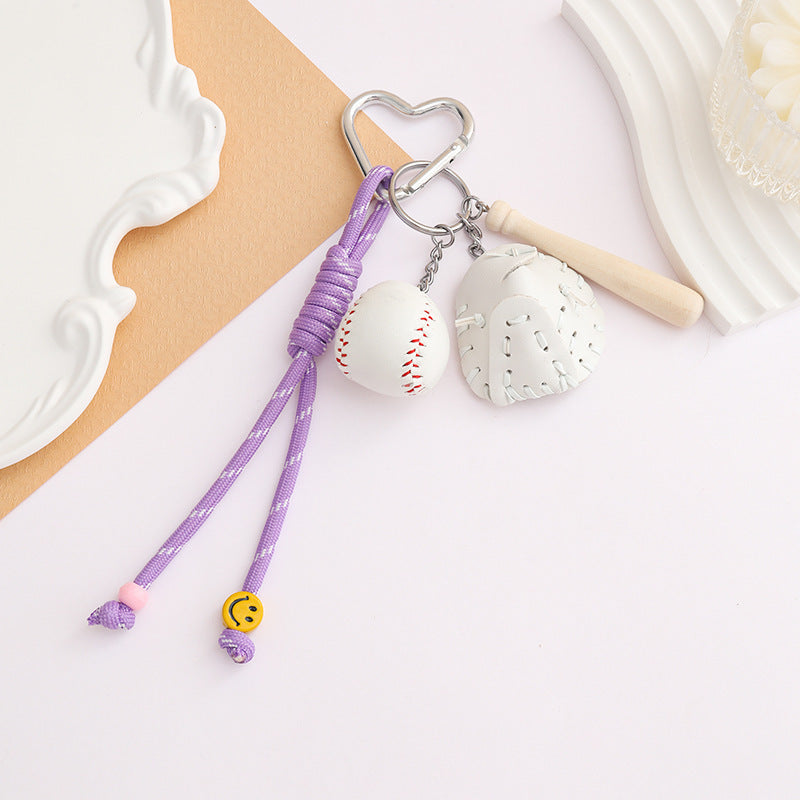 Wholesale  Creative Baseball Keychain