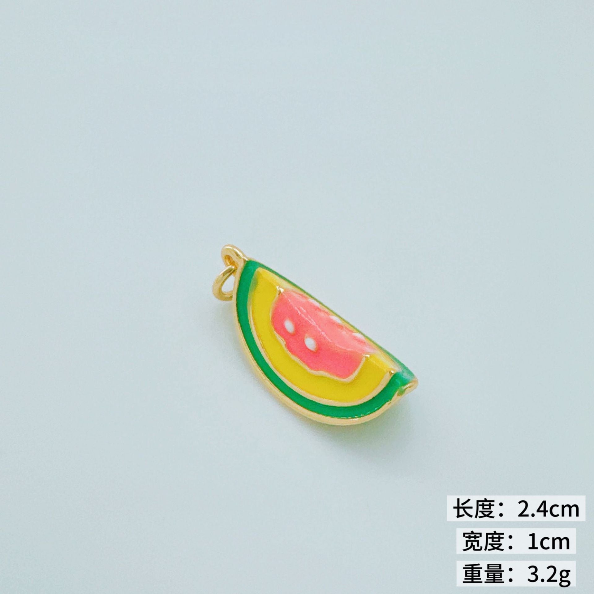 Wholesale Copper Gold-Plated Fruit Pendant Chic Fashion Jewelry Accessory for Party Gift Boutique Resale