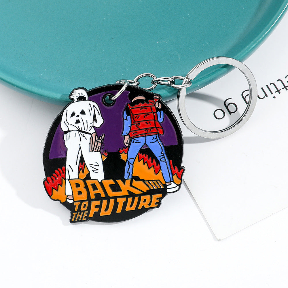 Wholesale Halloween Back to the Future Keychain