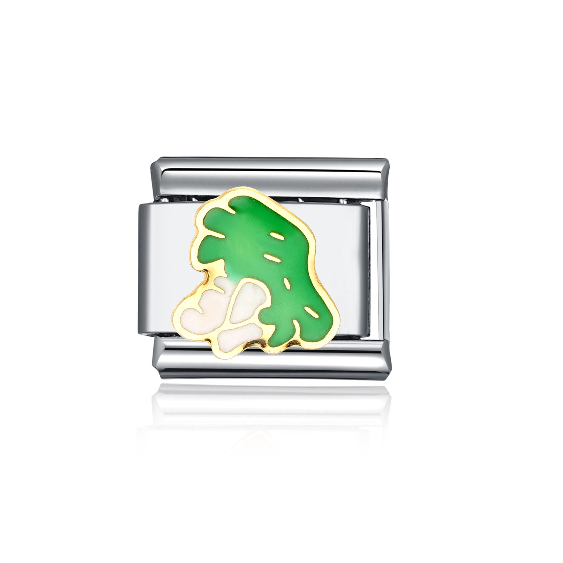 Bracelet de charme italien en gros de 9 mm d'animal d'épissage et de planable en acier inoxydable