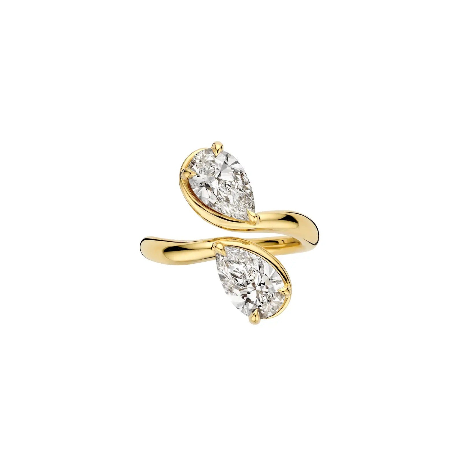 Wholesale Electroplated Copper Geometric Marquise Pave Ring Fashion Jewelry Accessory Party Gift Boutique Resale
