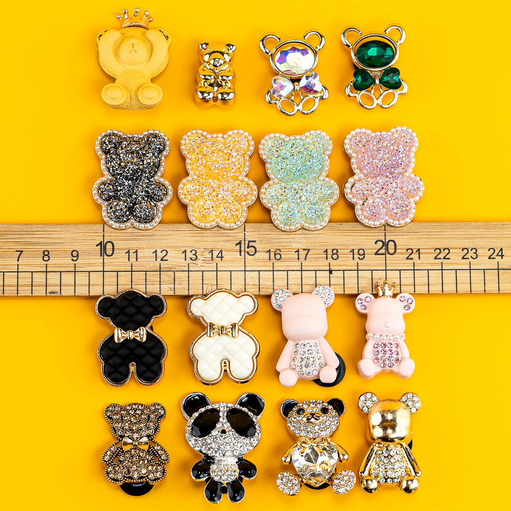 Wholesale Random Metal Bear Shoes Accessories Shoes Charms