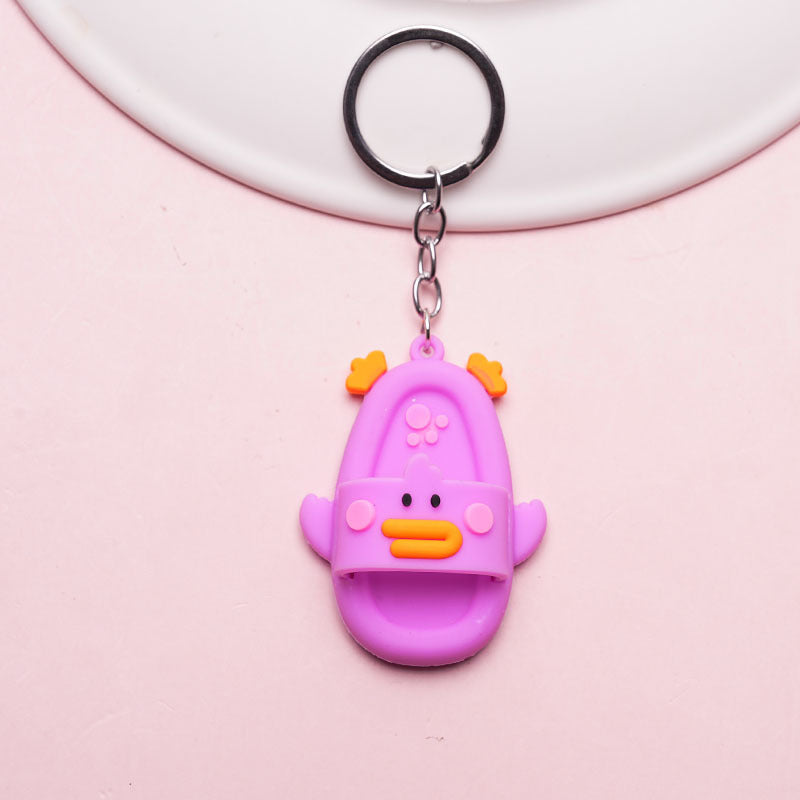 Wholesale Dinosaur duck key chain Animal car keychain
