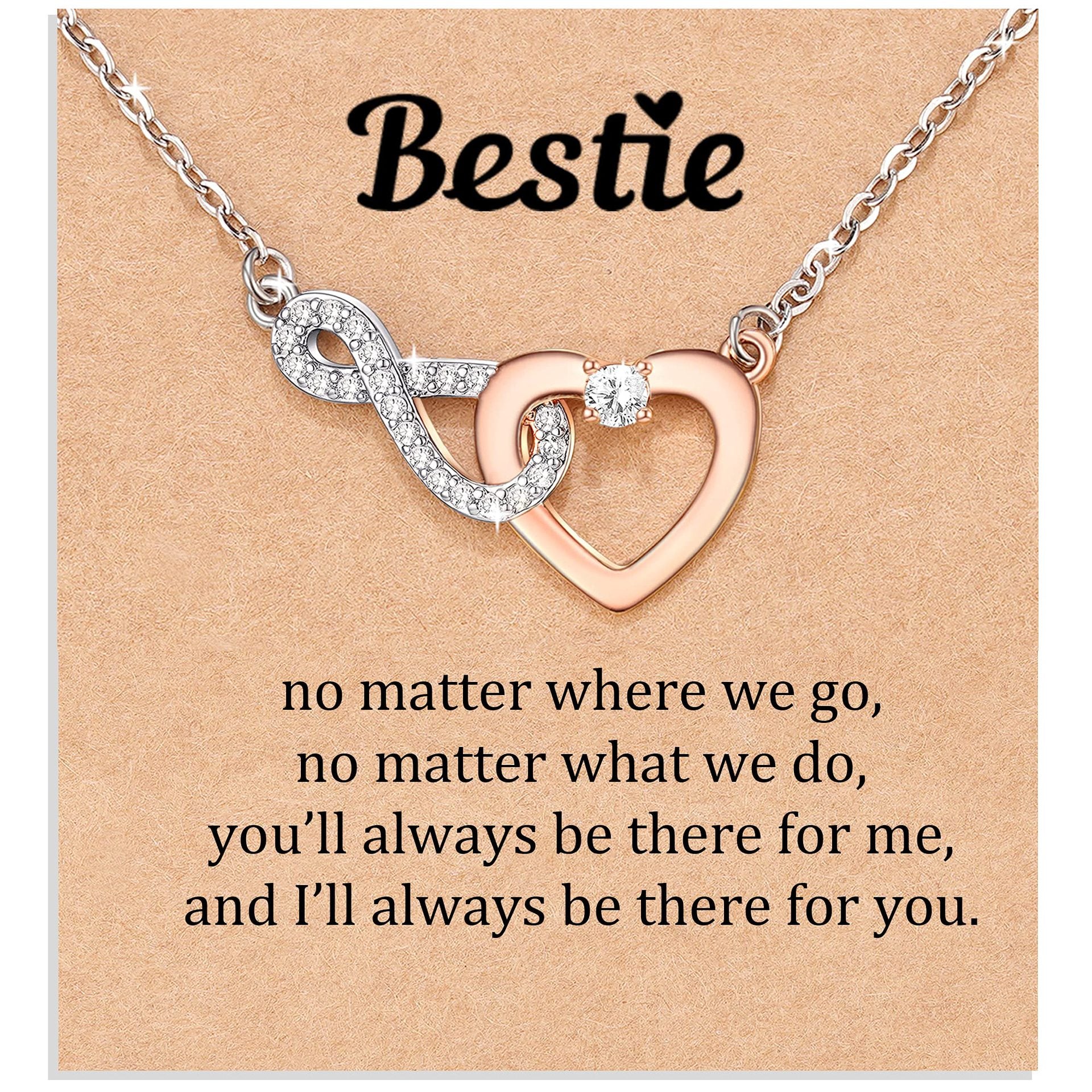 Wholesale Rose gold love necklace lovers eternal clavicle chain