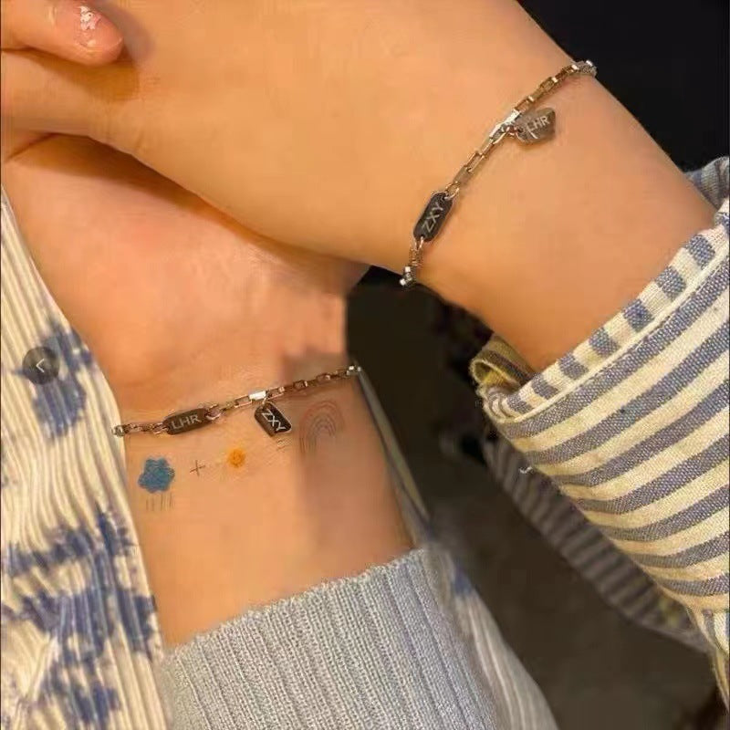 Wholesale copper couples non-fading bracelets