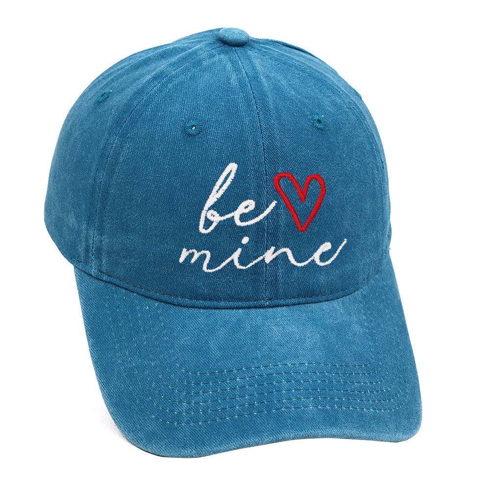 Wholesale Valentine's Day Embroidered Couple Baseball Caps