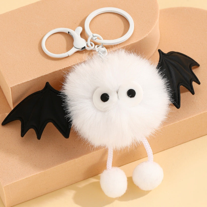 Wholesale  Plush Bat Bag Pendant Keychain Cute Decorative Accessory