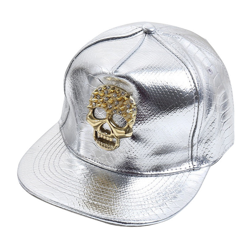 Wholesale PU sunshade metal dollar picture  baseball cap