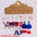 Wholesale 3 Pairs of One Card Independence Day Earrings Set