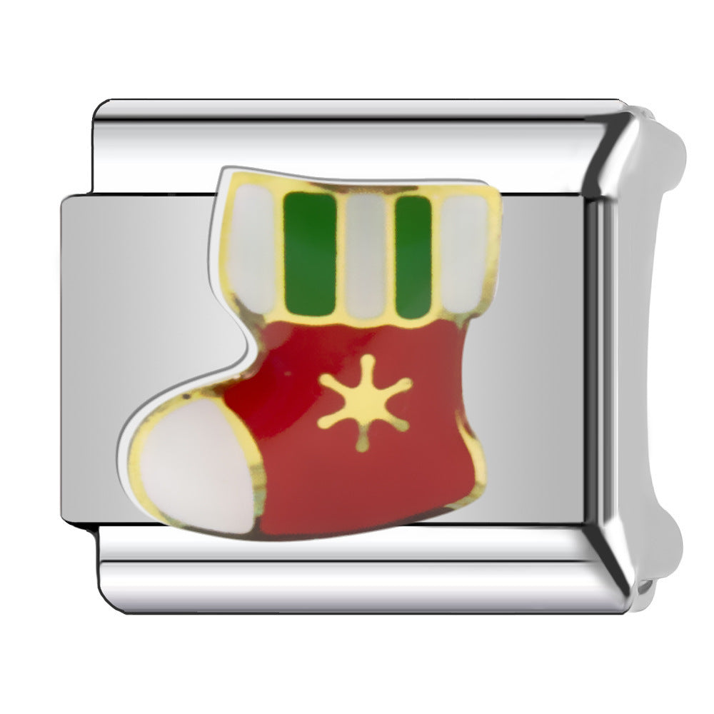 Wholesale Italian Charm Bracelet 9mm DIY  Christmas   Creative Stainless Steel Composable Bracelet