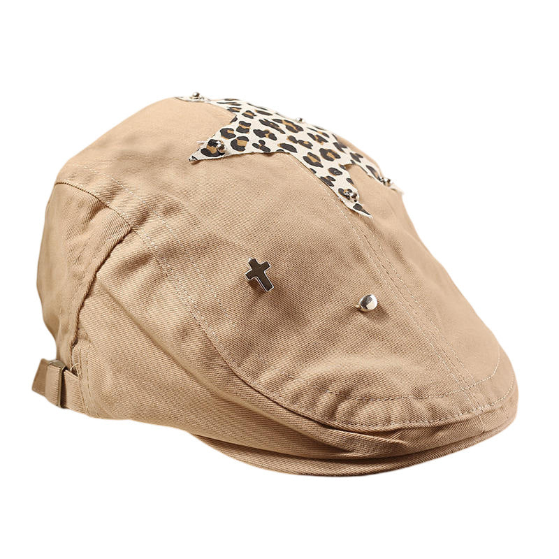 Wholesale Star Fashionable All-match Face Shown Small Cap Berets
