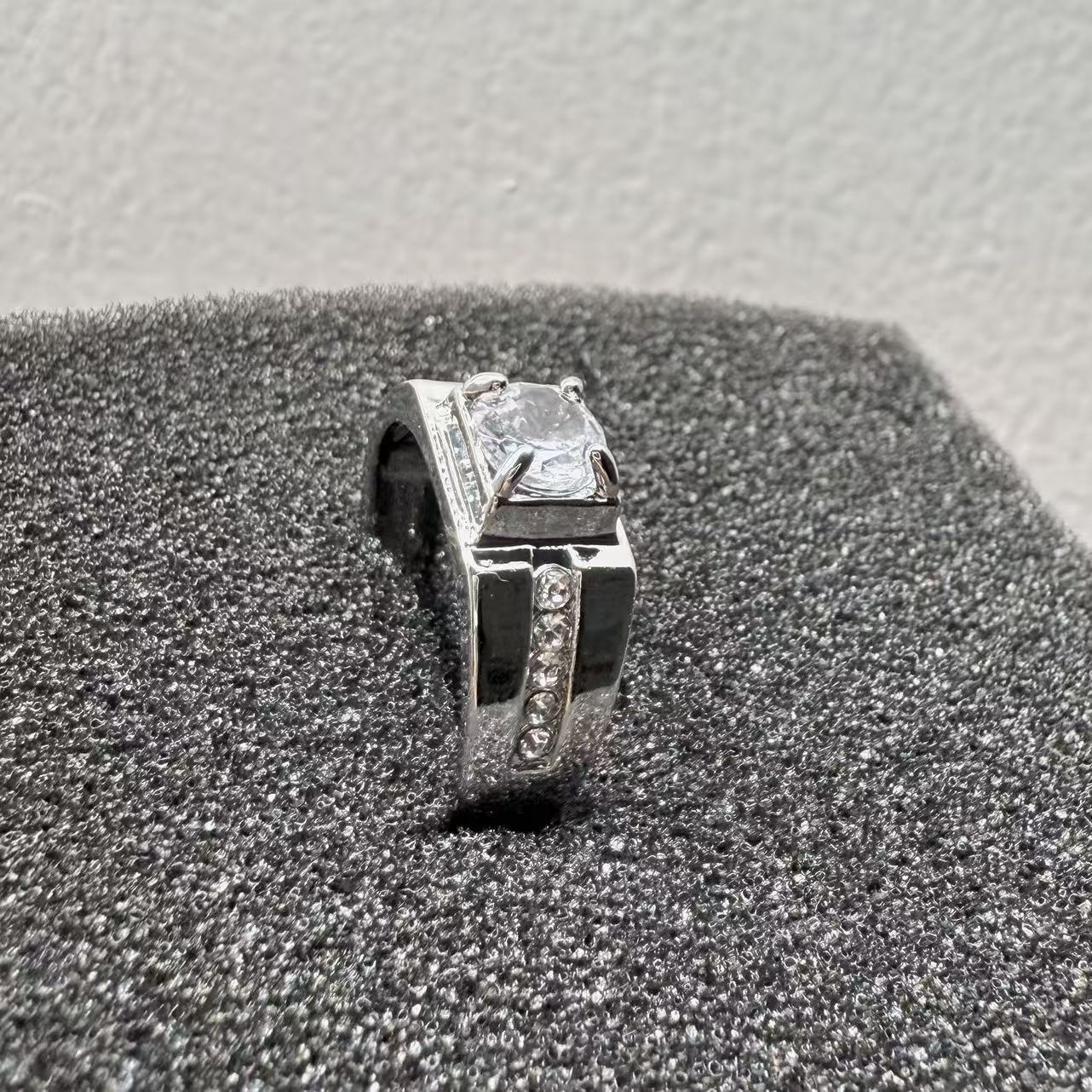 Wholesale  moissanite ring open wedding ring gold-plated ring