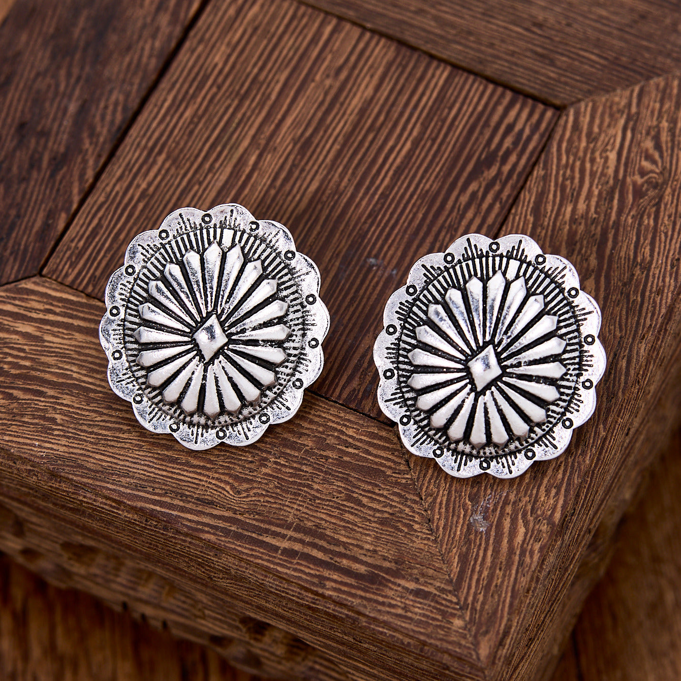 Wholesale Bohemian Pumpkin Pattern Zinc Alloy Earrings Fashion Accessory