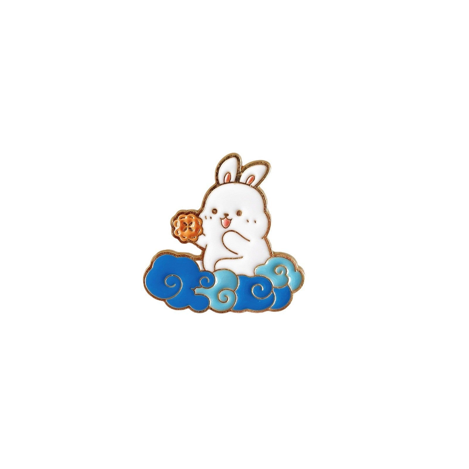 Wholesale  Mid-Autumn Festival commemorative metal   rabbit Brooch