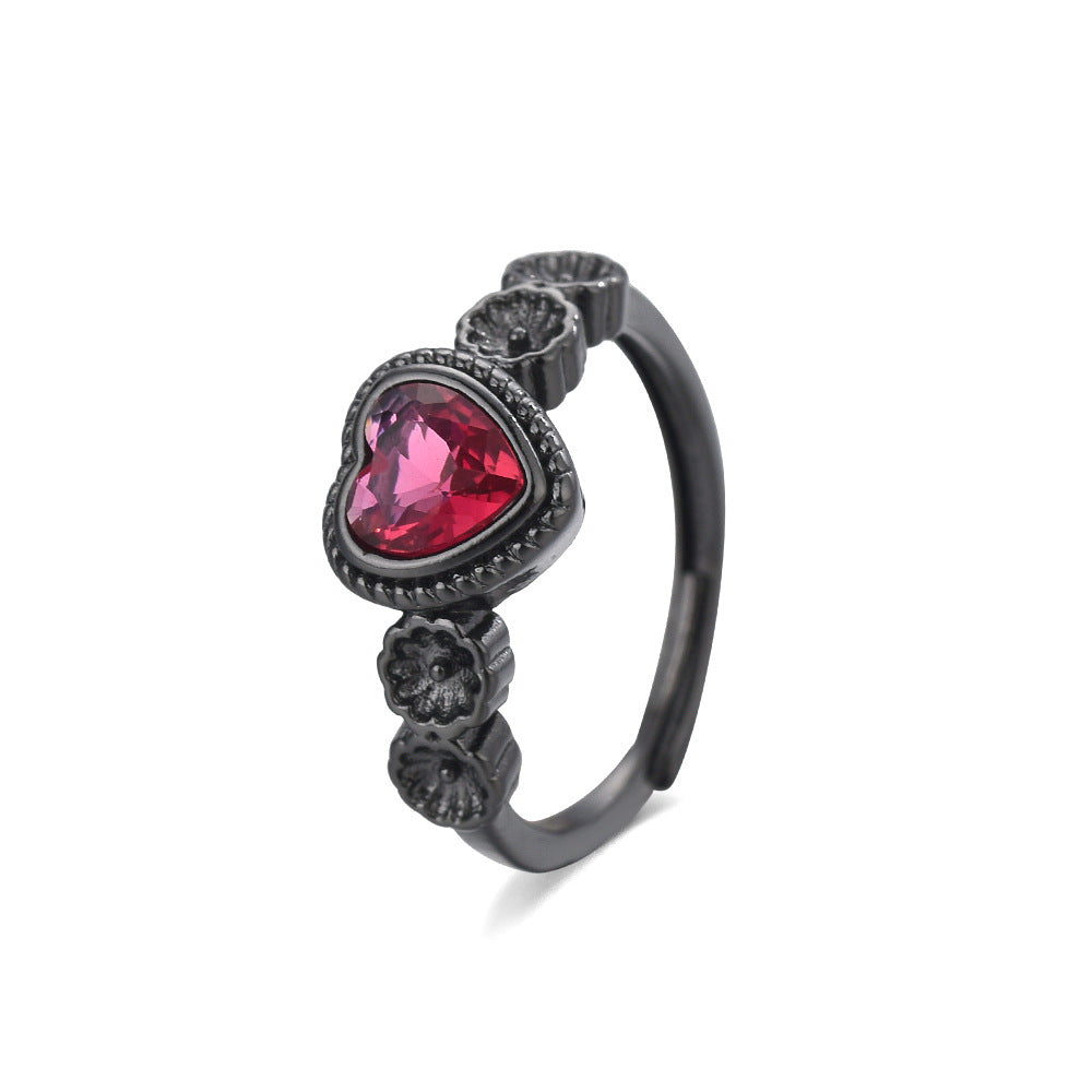 Wholesale Diablo Love Flower Retro Opening Ring