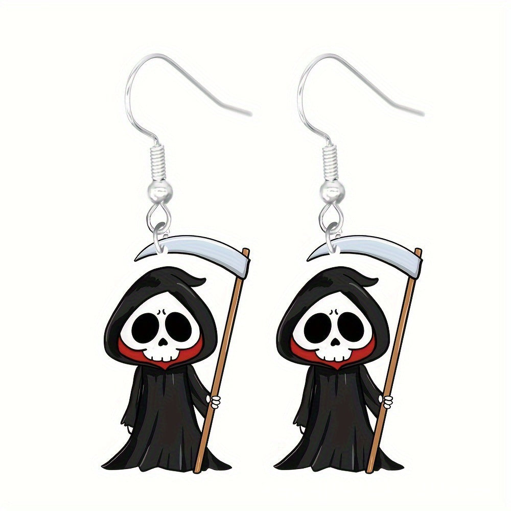 Wholesale  Cute Horror Mummy Cat Acrylic Earrings
