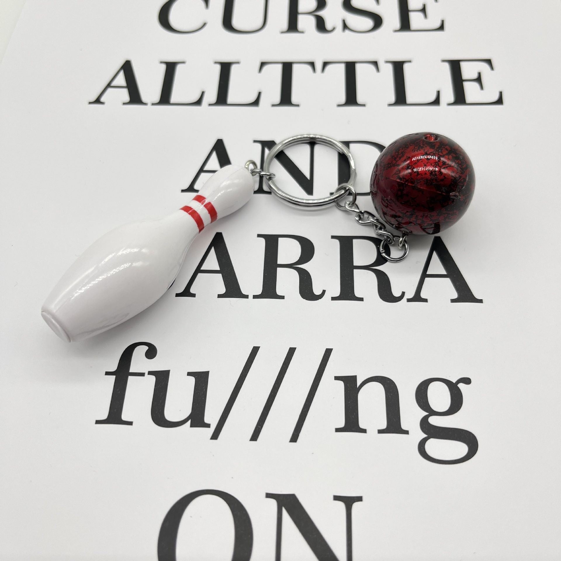 Wholesale Miniature Bowling Keychain