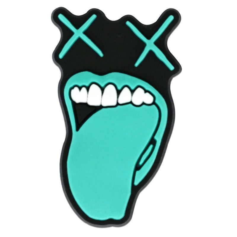 Wholesale Random 100pcs Horror Face Series Shoes Accessories Shoes Charms