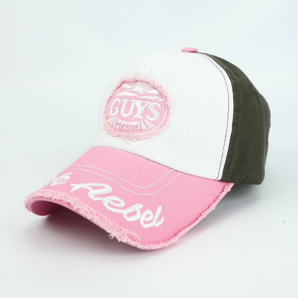 Wholesale Embroidered Vintage Washed Casual Cotton Baseball Cap ACC-HT-RongZhao015