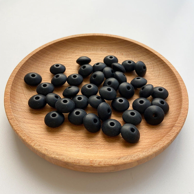 Wholesale 50PCS DIY Abacus Beads Silicone Small Beads 12MM